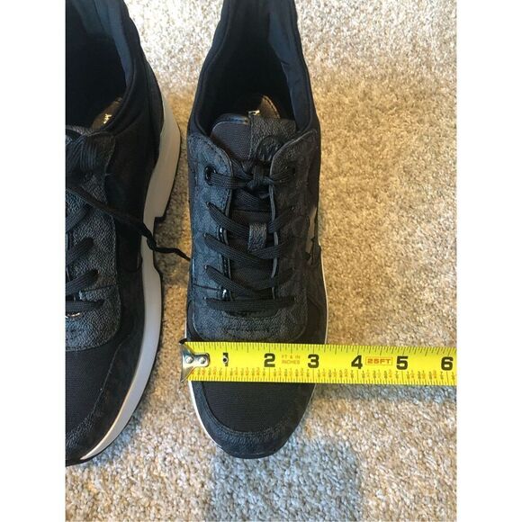 Michael Michael Kors Women’s Black Platform Lace Up Sneakers Size 9.5 NWT - Picture 11 of 11
